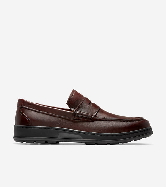 ColeHaan-Hamlin Traveler Penny Loafer-c31398-Cordovan Leather