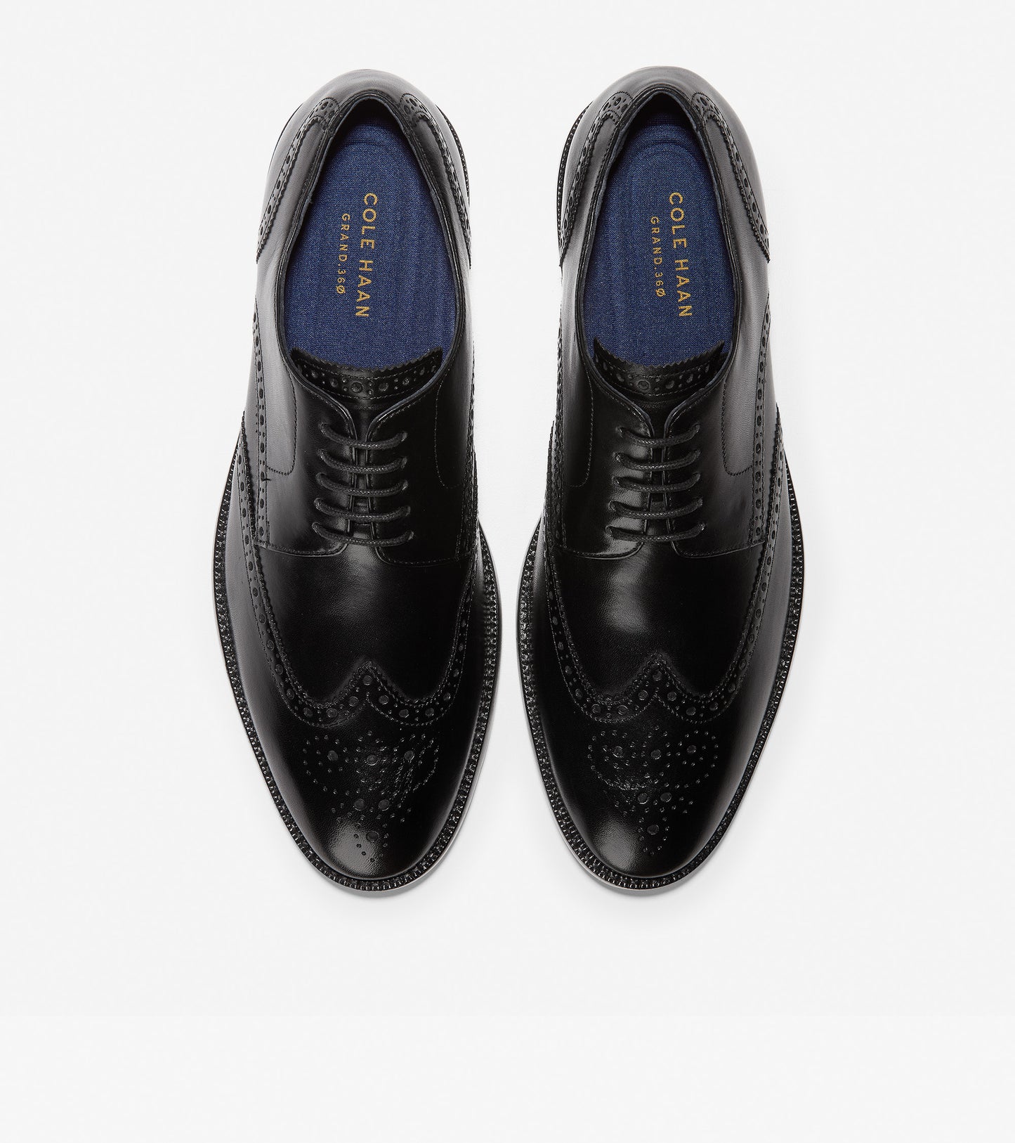 ColeHaan-Harrison Wingtip Oxford-c31406-Black