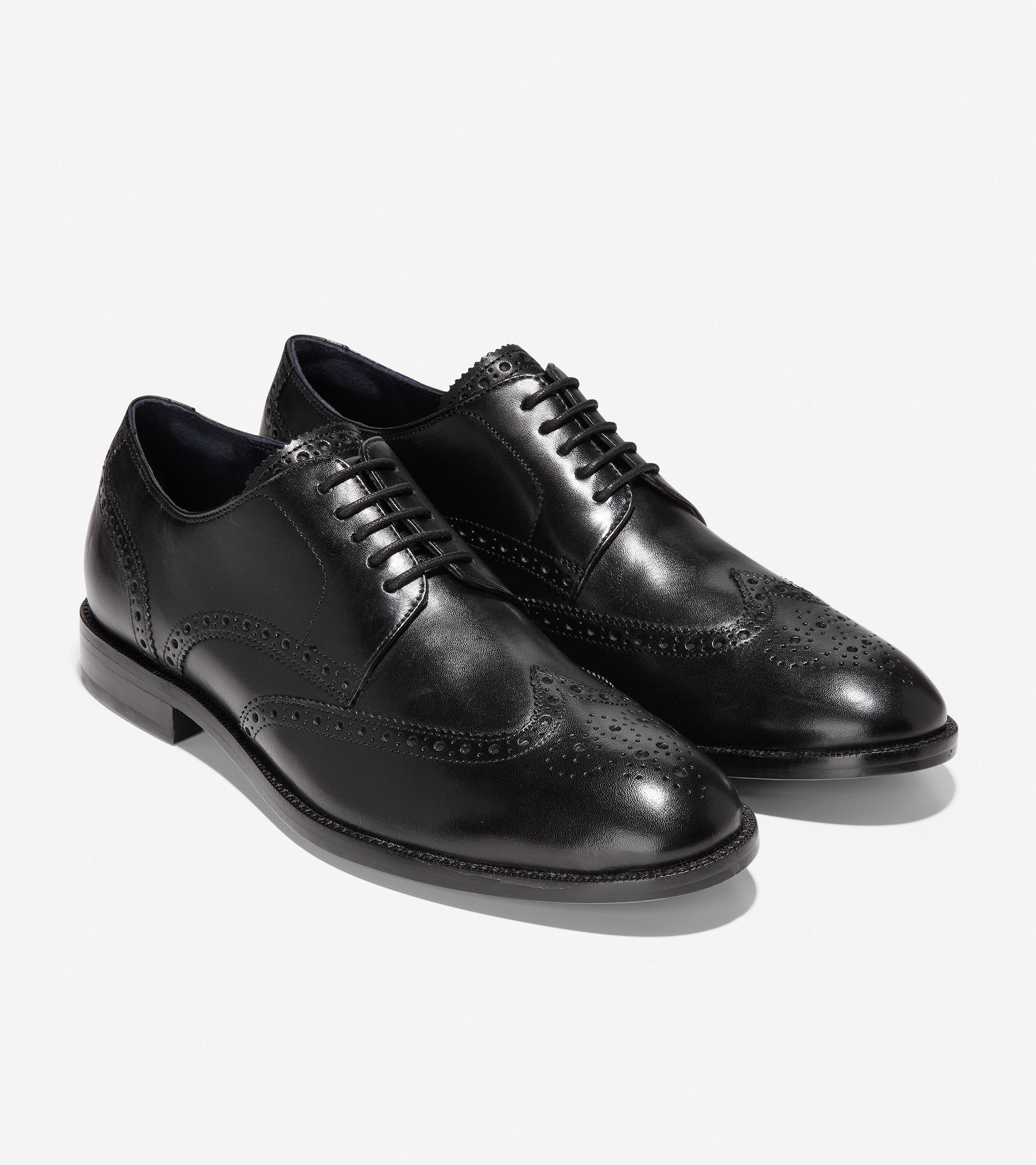 ColeHaan-Harrison Wingtip Oxford-c31406-Black