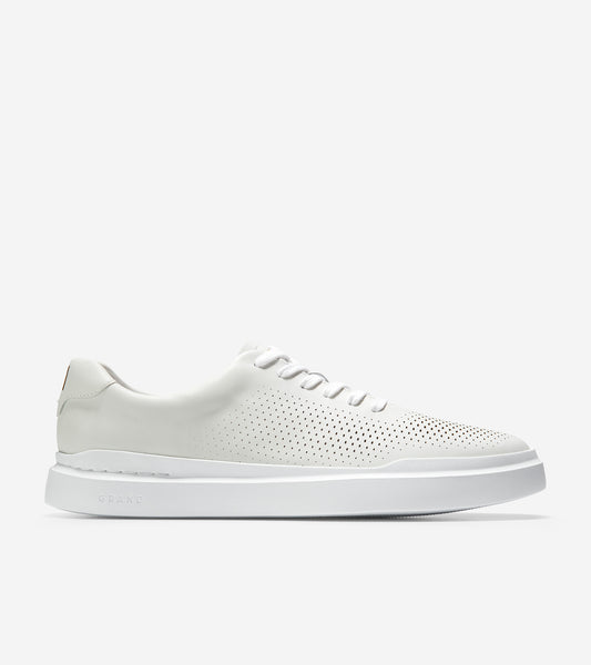 ColeHaan-GrandPrø Rally Laser Cut Sneaker-c31436-White