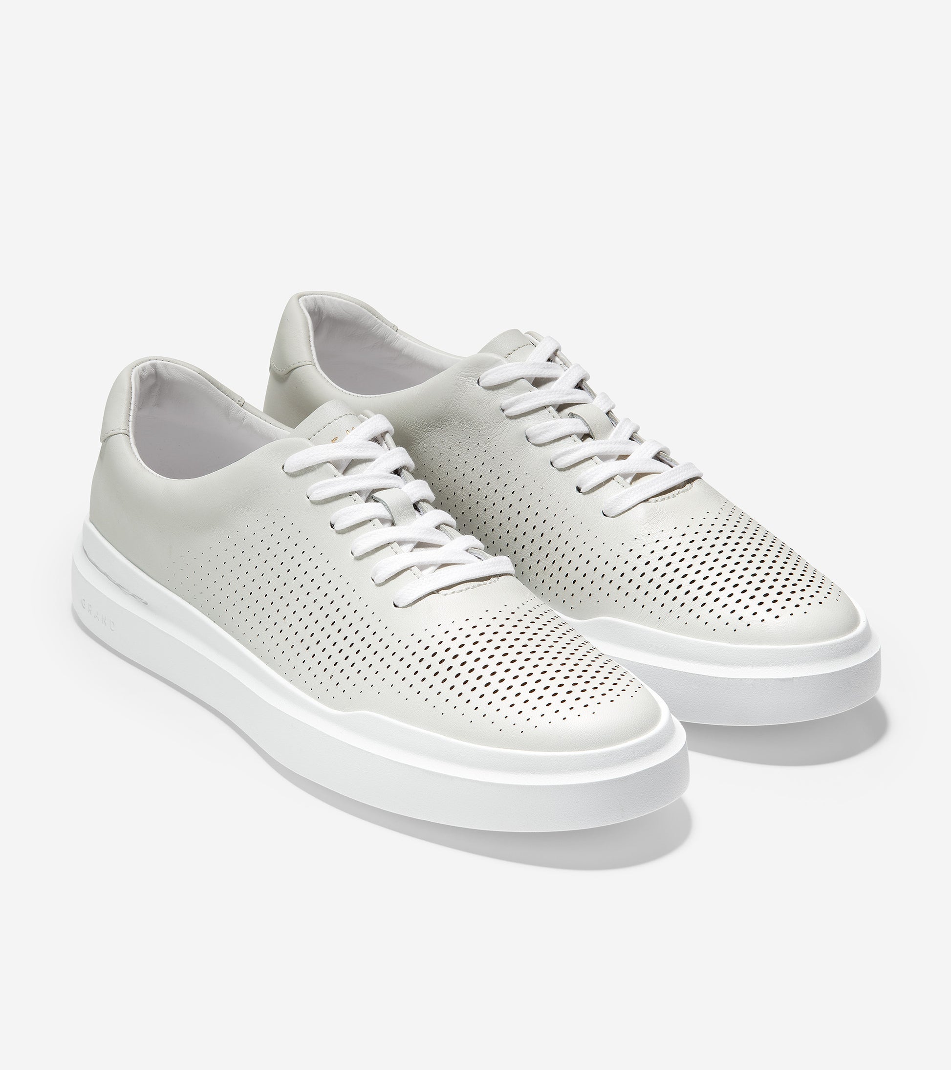 ColeHaan-GrandPrø Rally Laser Cut Sneaker-c31436-White