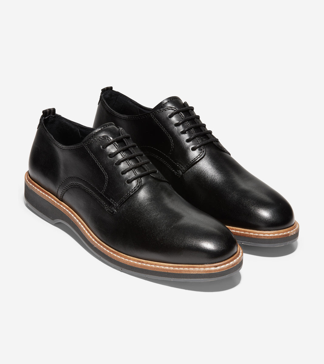 ColeHaan-Morris Plain Oxford-c31445-Black Smooth Leather