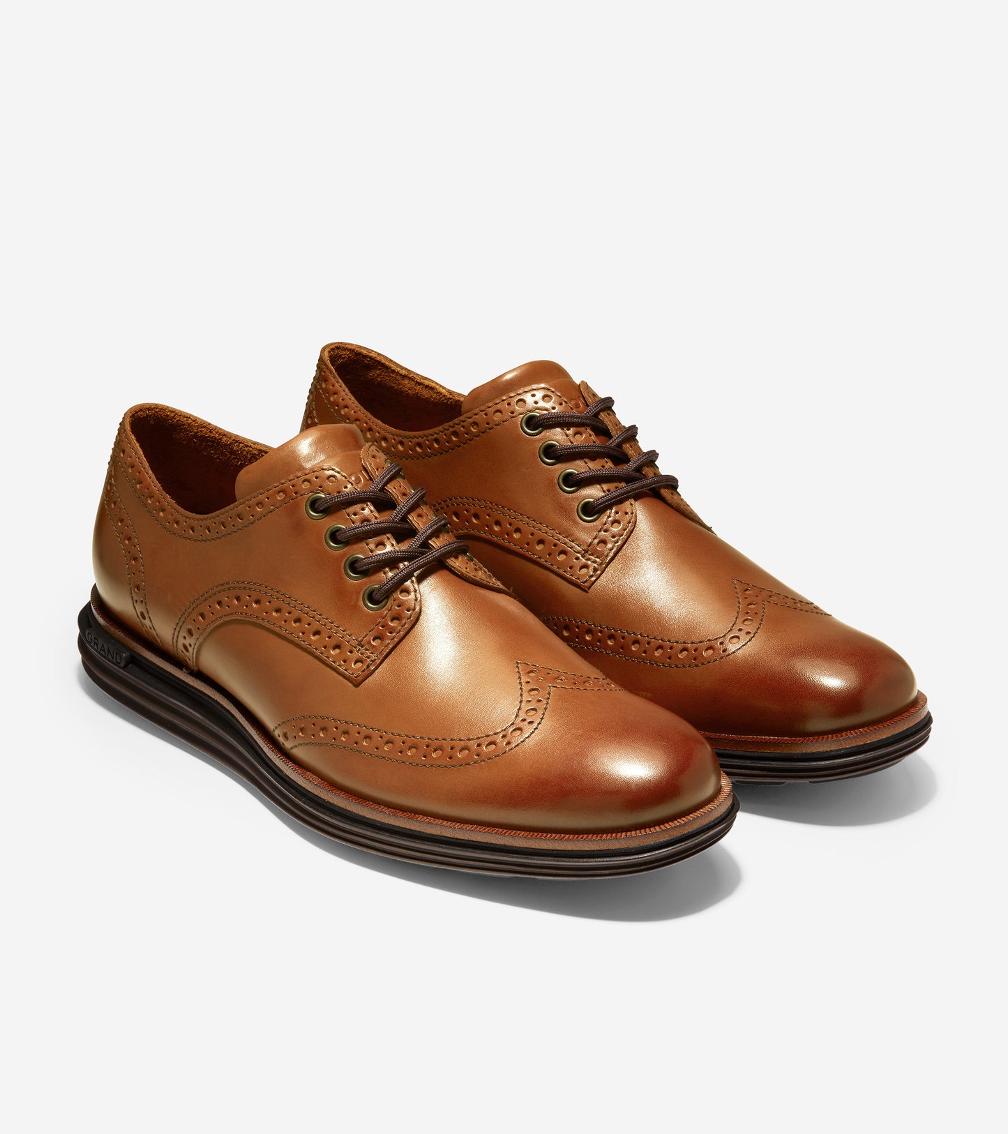 ColeHaan-ØriginalGrand Lux Wingtip Oxford-c31547-British Tan Leather