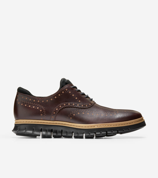 ColeHaan-ZERØGRAND Wingtip Oxford-c31685-Deep Mahogany