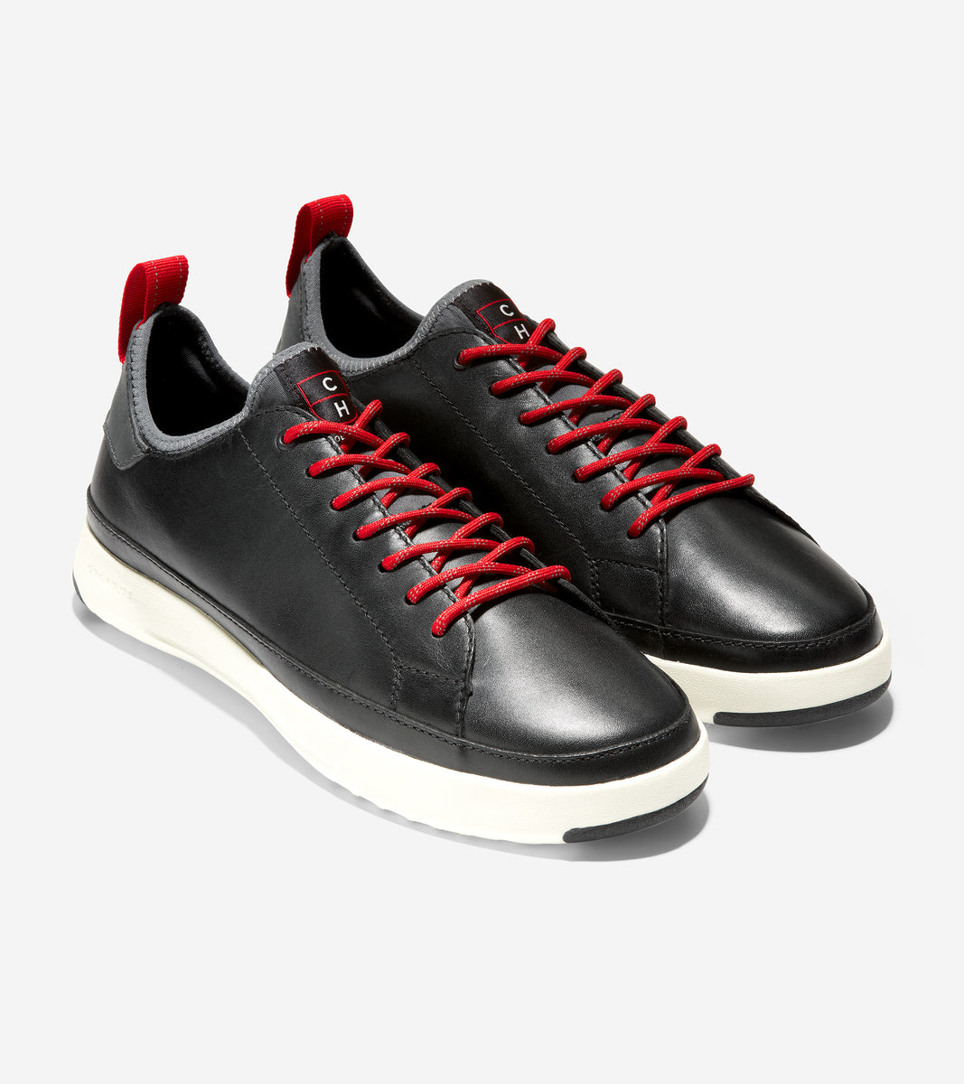 ColeHaan-GrandPrø Tennis Sneaker-c31719-Black-Red