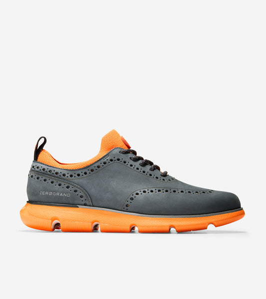 ColeHaan-4.ZERØGRAND Wingtip Oxford-c31891-Turbulence Nubuck-Vibrant Orange