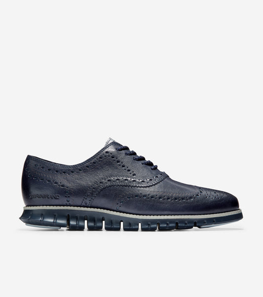 ColeHaan-ZERØGRAND Wingtip Oxford-c31920-Marine Blue-Navy