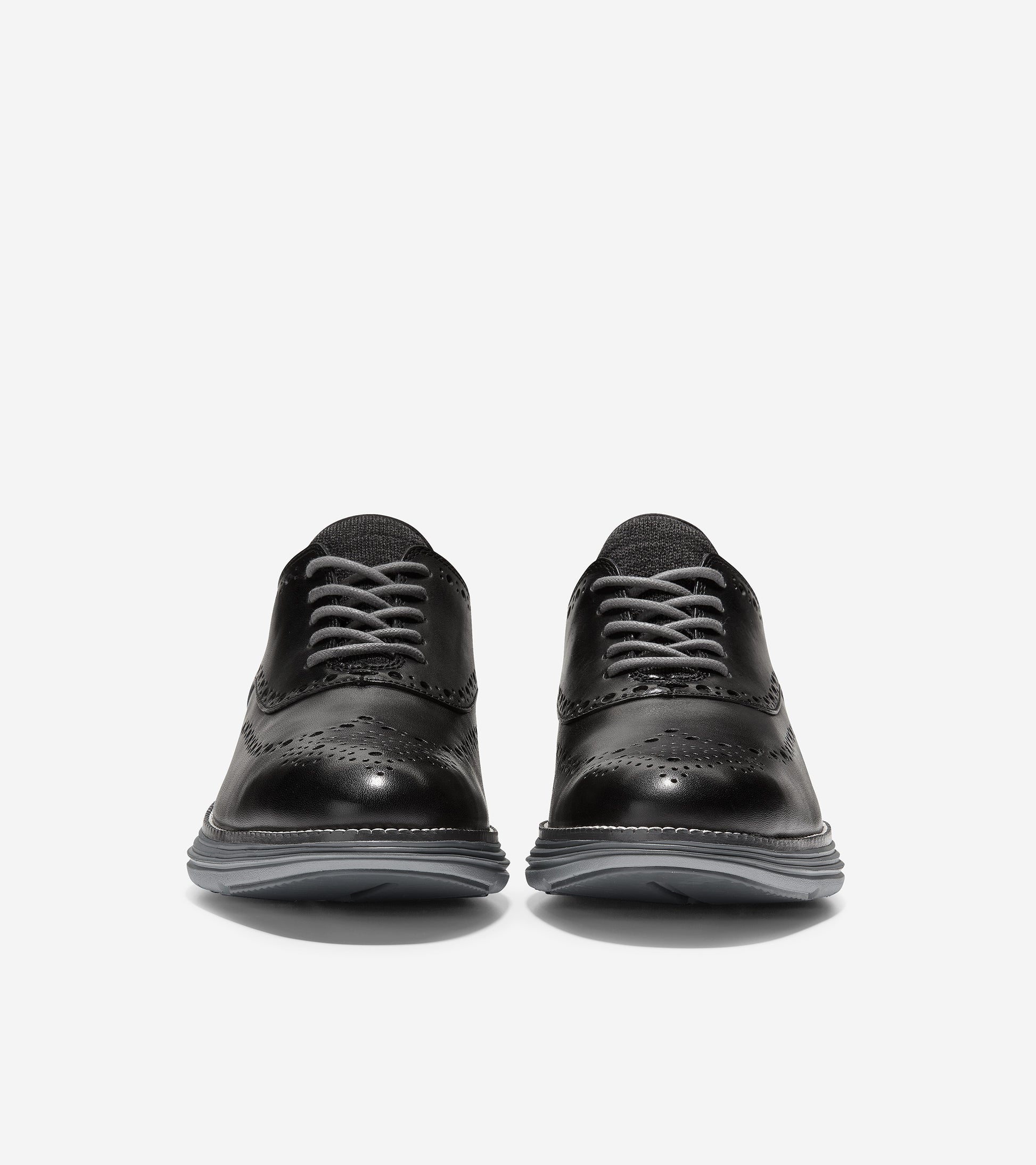 ColeHaan-ØriginalGrand Ultra Wingtip Oxford-c32064-Black Leather-Quiet Shade