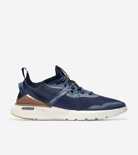 ColeHaan-ZERØGRAND Overtake Running Shoe-c32109-Marine Blue-Optic White