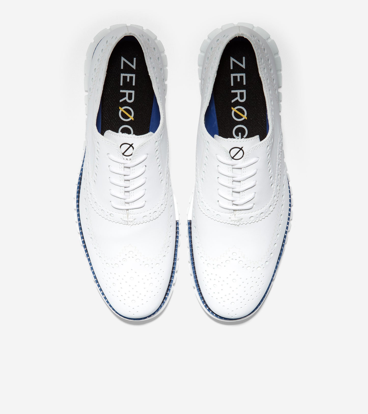 ColeHaan-ZERØGRAND Wingtip Oxford-c32123-Optic White Leather-True Blue