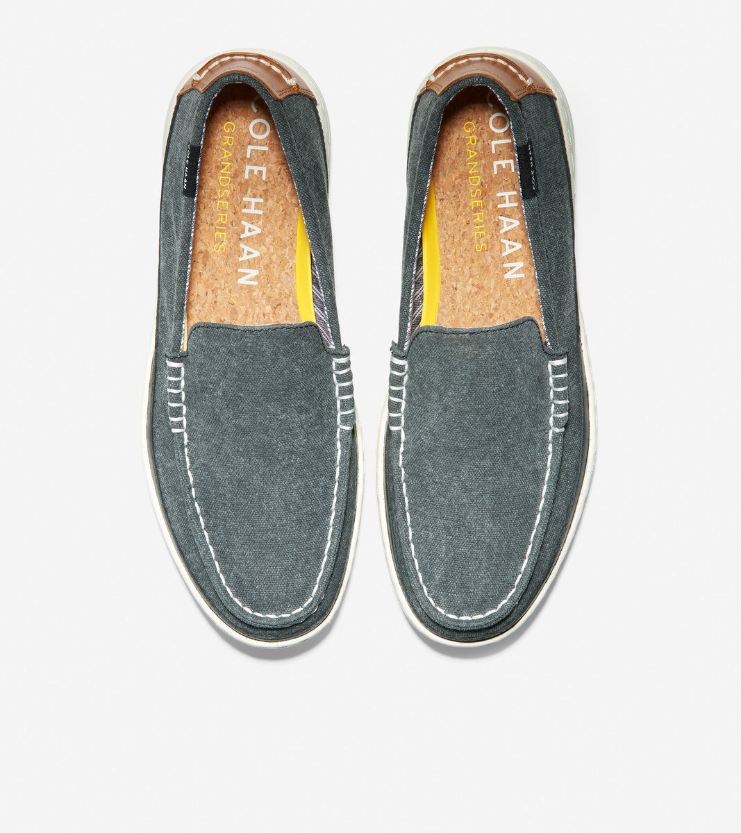 ColeHaan-Cloudfeel Weekender Loafer-c32223-Black Washed Canvas