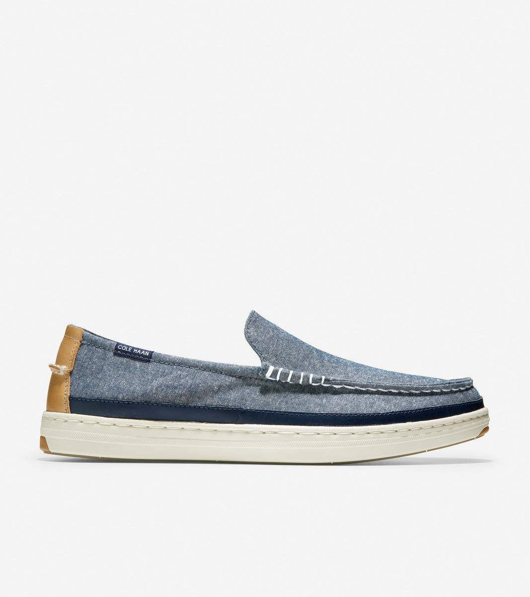 ColeHaan-Cloudfeel Weekender Loafer-c32225-Blue Chambray Canvas