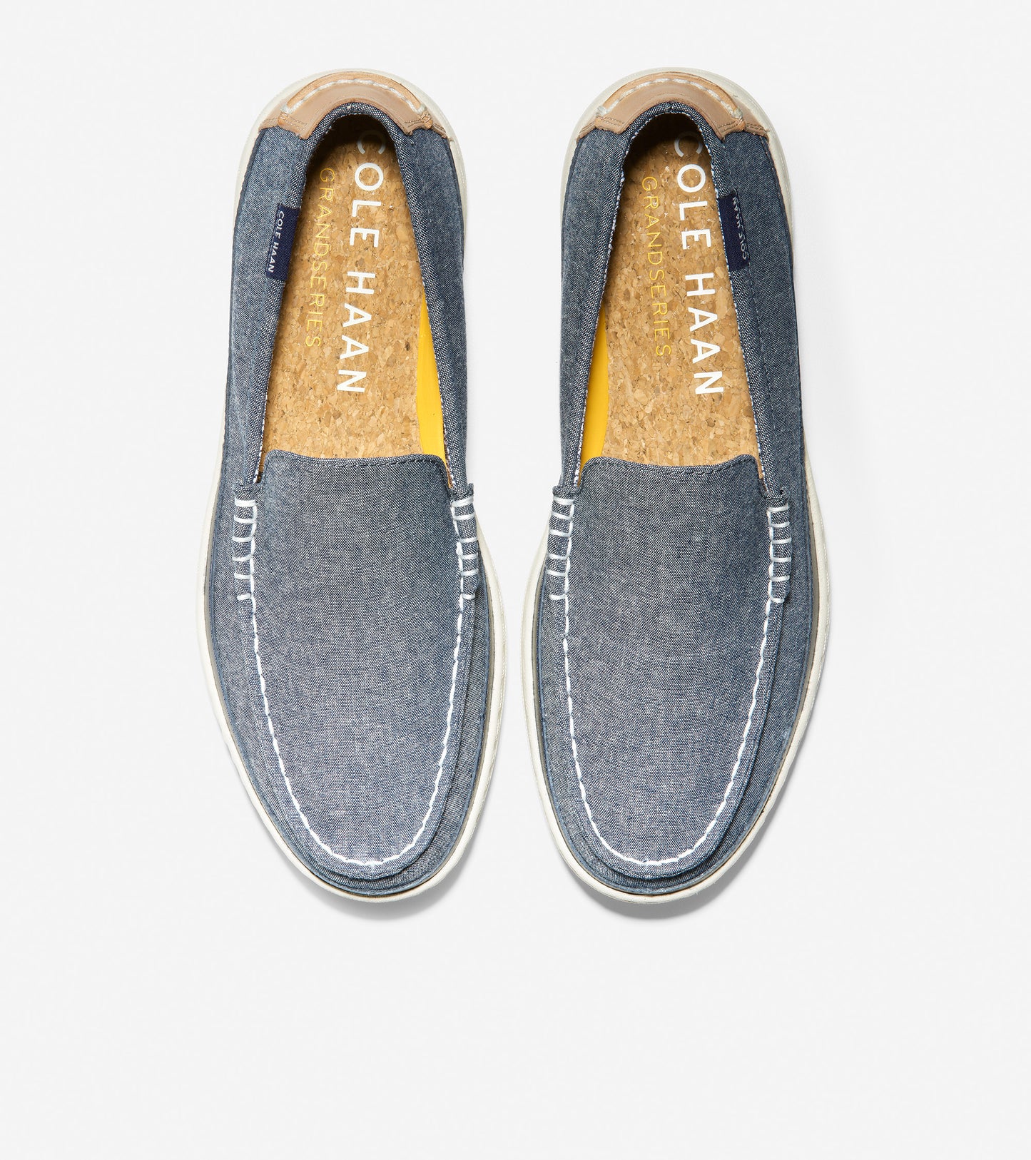 ColeHaan-Cloudfeel Weekender Loafer-c32225-Blue Chambray Canvas