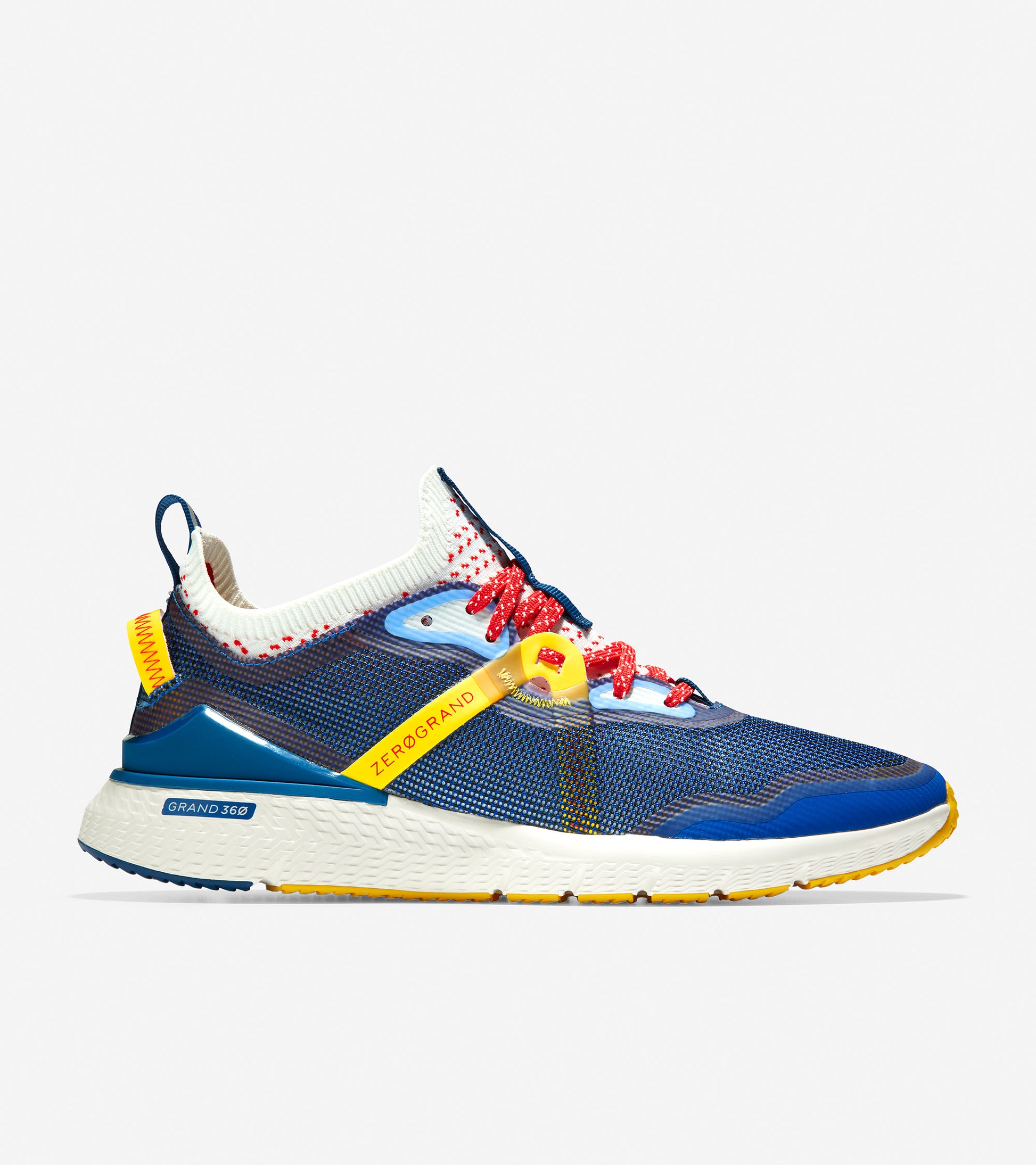 ColeHaan-ZERØGRAND Overtake Running Shoe-c32249-True Blue-Flame-Optic White