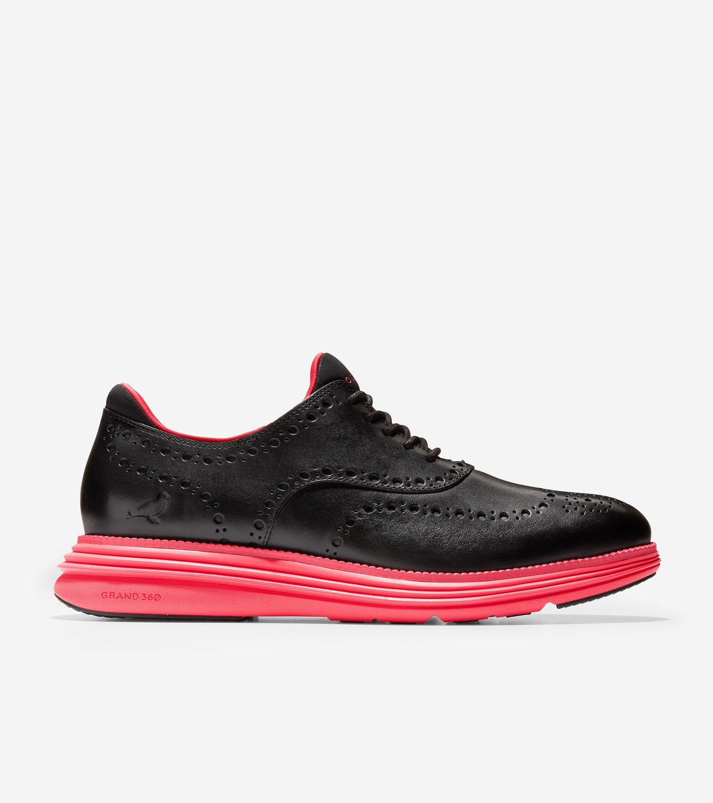 ColeHaan-STAPLE ØriginalGrand Ultra Wingtip Oxford-c32516-Black Brushed Leather