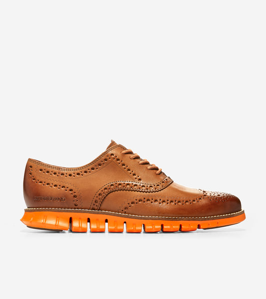 ColeHaan-ZERØGRAND Wingtip Oxford-c33181-British Tan