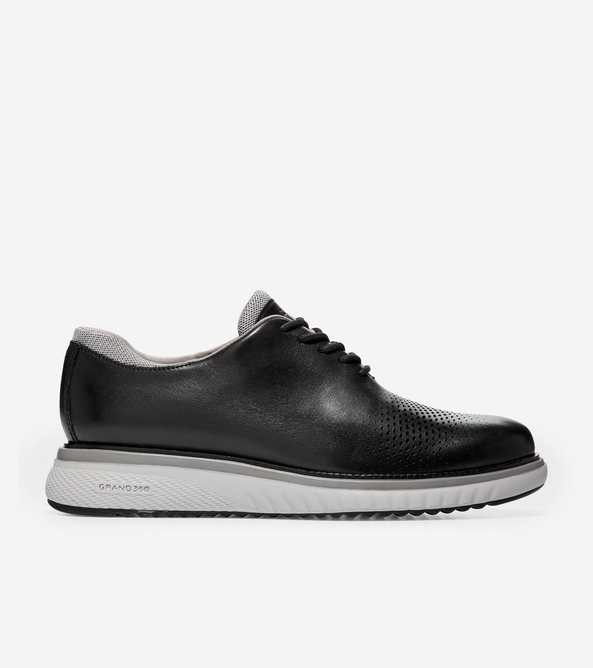 ColeHaan-ZERØGRAND Eon Wingtip Oxford-c33365-Black-Ironstone-Vapor Grey