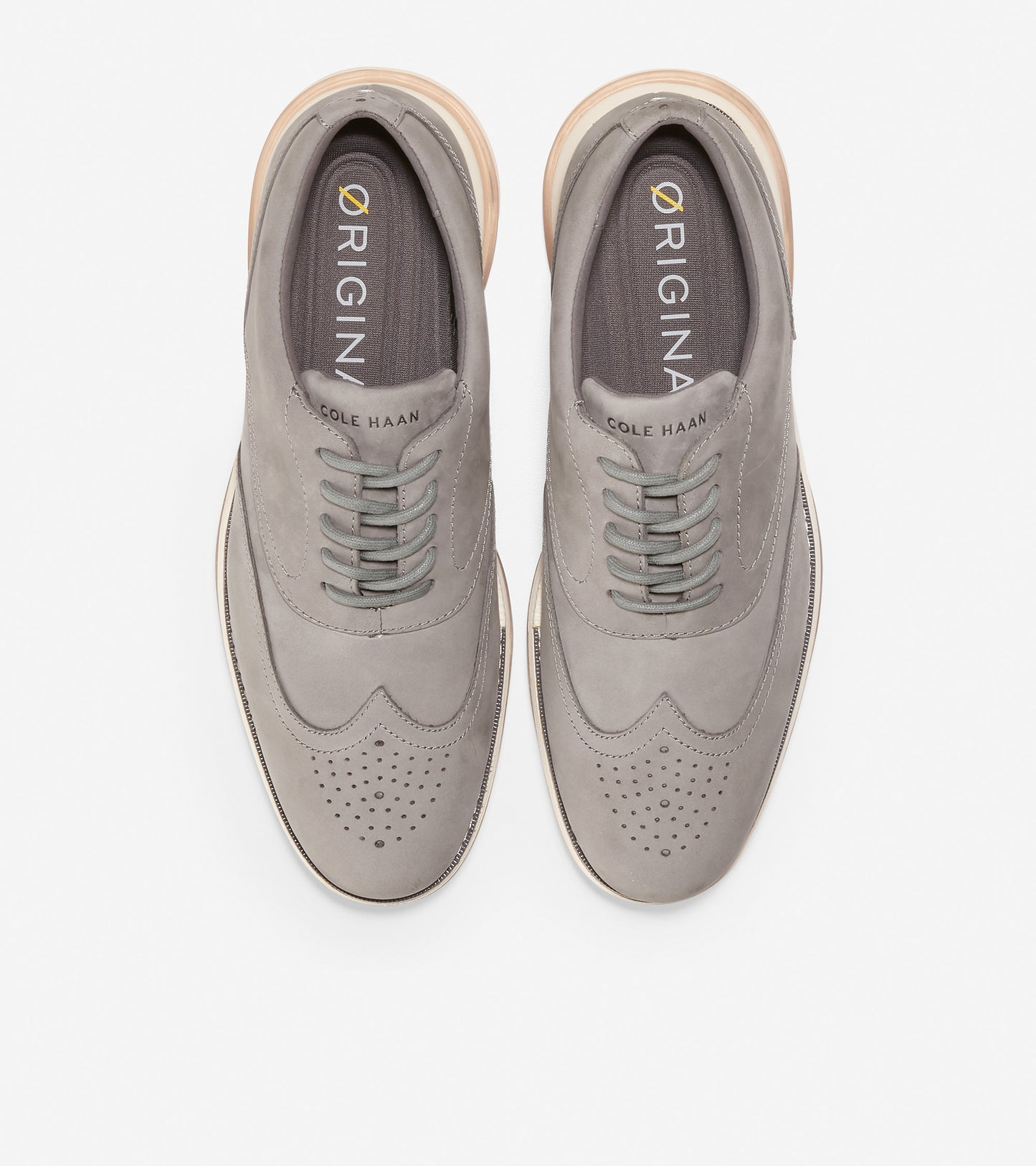 ColeHaan-ØriginalGrand Energy Wingtip Oxford-c33539-Ironstone-Ivory
