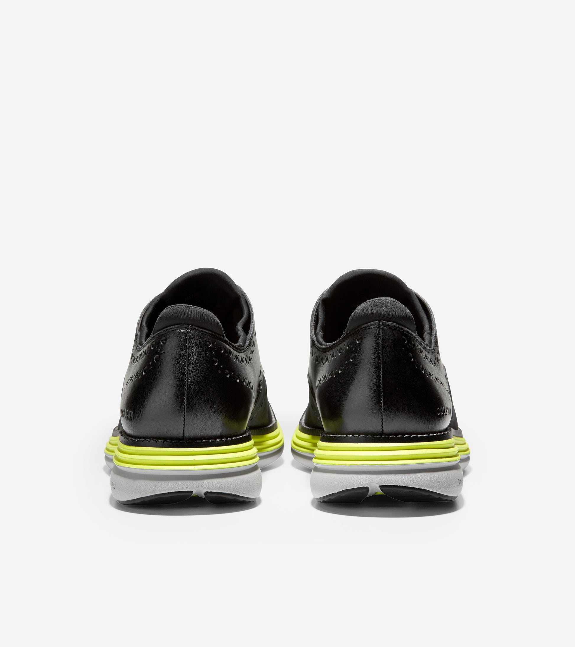 ColeHaan-ØriginalGrand Ultra Wingtip Oxford-c33670-Black-Safety Yellow