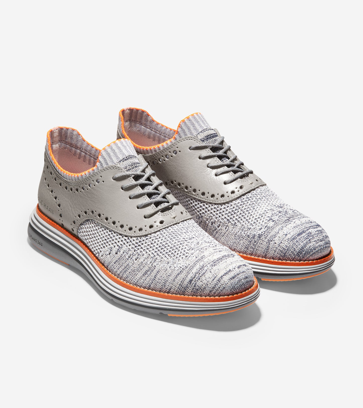 ColeHaan-ØriginalGrand Ultra Wingtip Oxford-c33672-Sleet Stitchlite™-Cool Grey