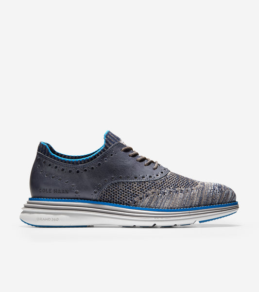 ColeHaan-ØriginalGrand Ultra Wingtip Oxford-c33673-Marine Blue Stitchlite™-Ombre Blue