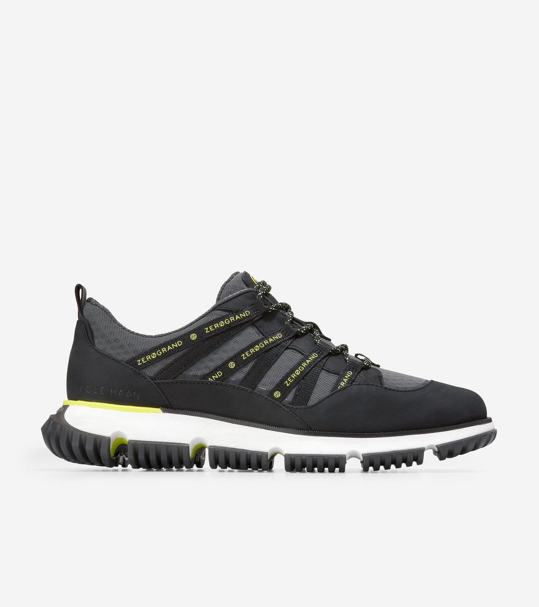 ColeHaan-4.ZERØGRAND Seventy-Five Sneaker-c33823-Black-Grey Pinstripe-Safety Yellow