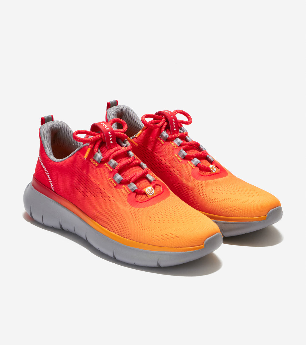ColeHaan-ZERØGRAND Journey Running Sneaker-c34220-Blood Orange-Yellow