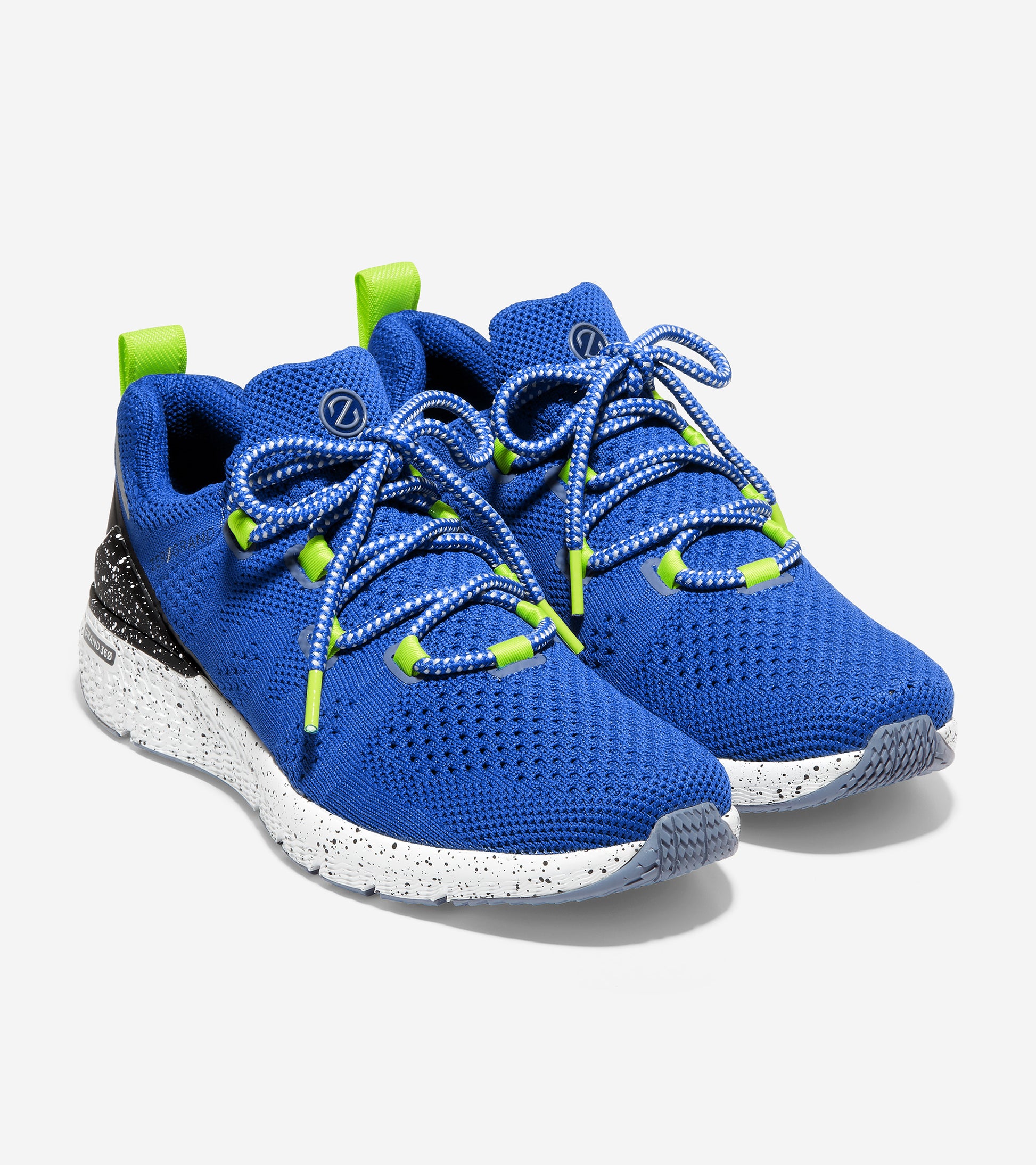 ColeHaan-ZERØGRAND Overtake Lite Running Shoe-c34249-Pacific Blue-Lime-Black