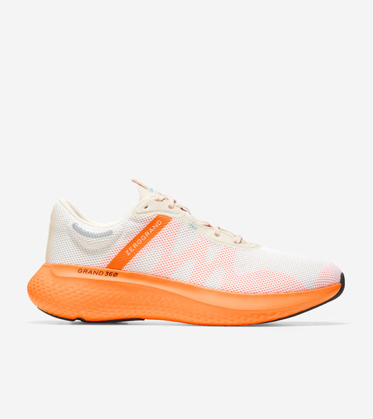 ColeHaan-ZERØGRAND Outpace 2 Running Shoe-c34290-Optic White-Shocking Orange