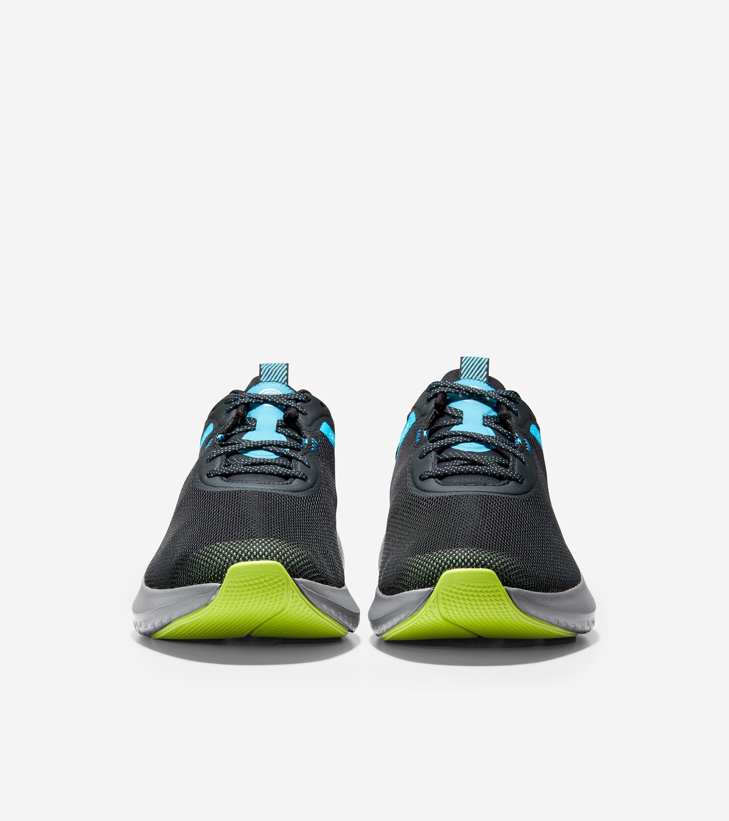 ColeHaan-ZERØGRAND Outpace 2 Running Shoe-c34294-Black-Cyan-Lime