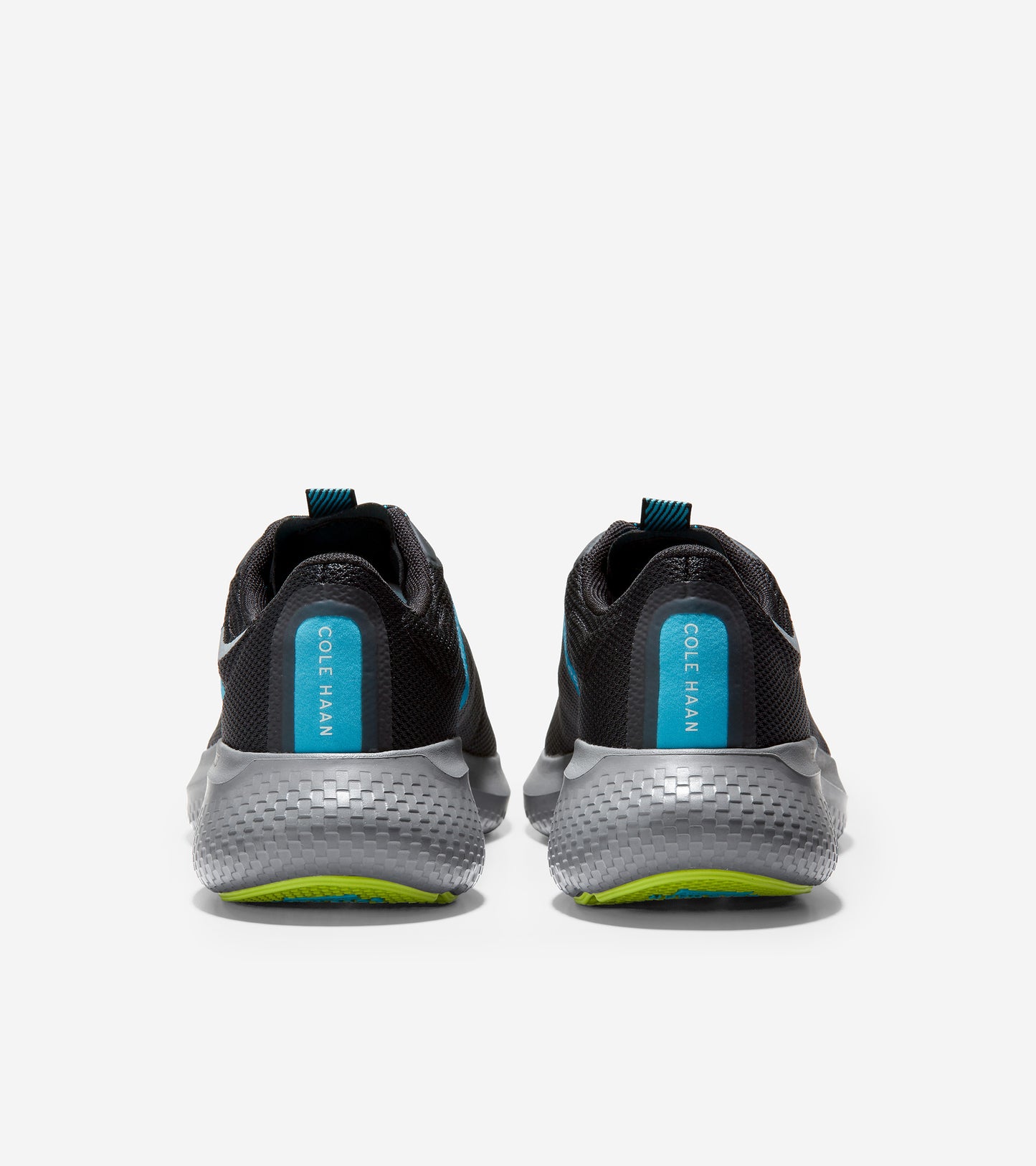 ColeHaan-ZERØGRAND Outpace 2 Running Shoe-c34294-Black-Cyan-Lime