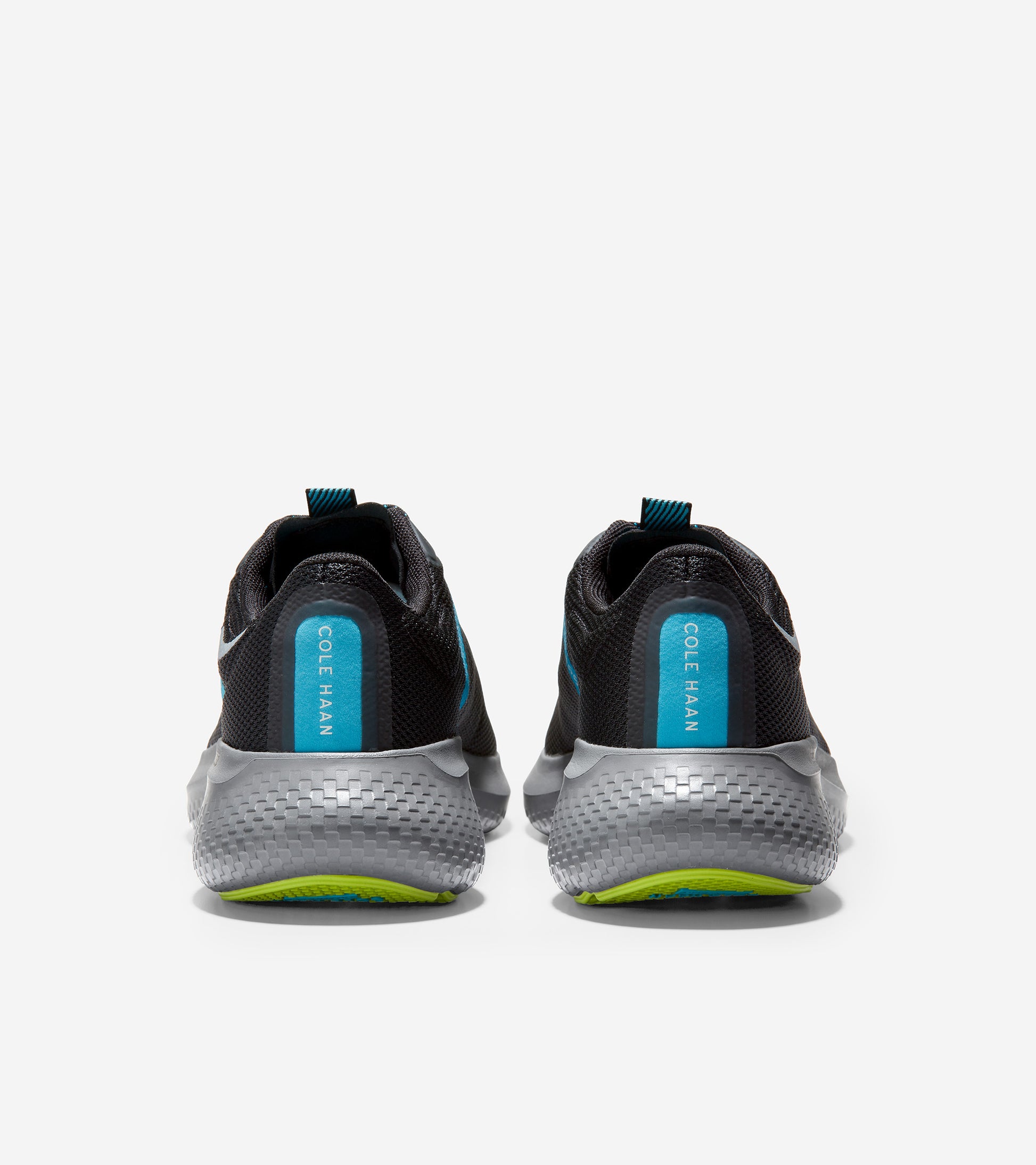 ColeHaan-ZERØGRAND Outpace 2 Running Shoe-c34294-Black-Cyan-Lime