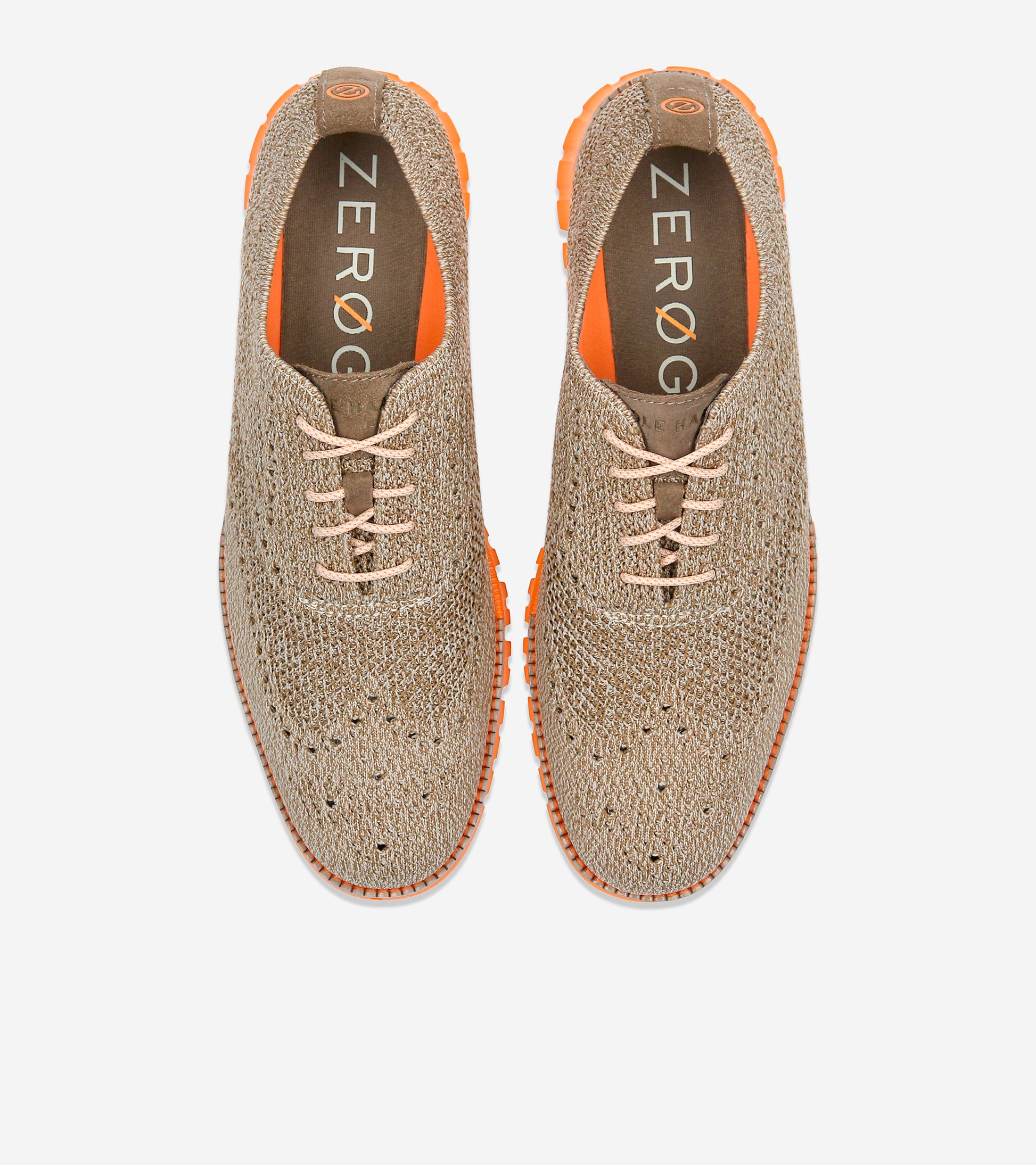 ColeHaan-ZERØGRAND Wingtip Oxford-c34313-Cement Stitchlite™-Vibrant Orange