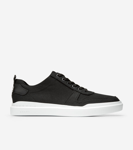 ColeHaan-GrandPrø Rally Canvas Court Sneaker-c34741-Black-Optic White