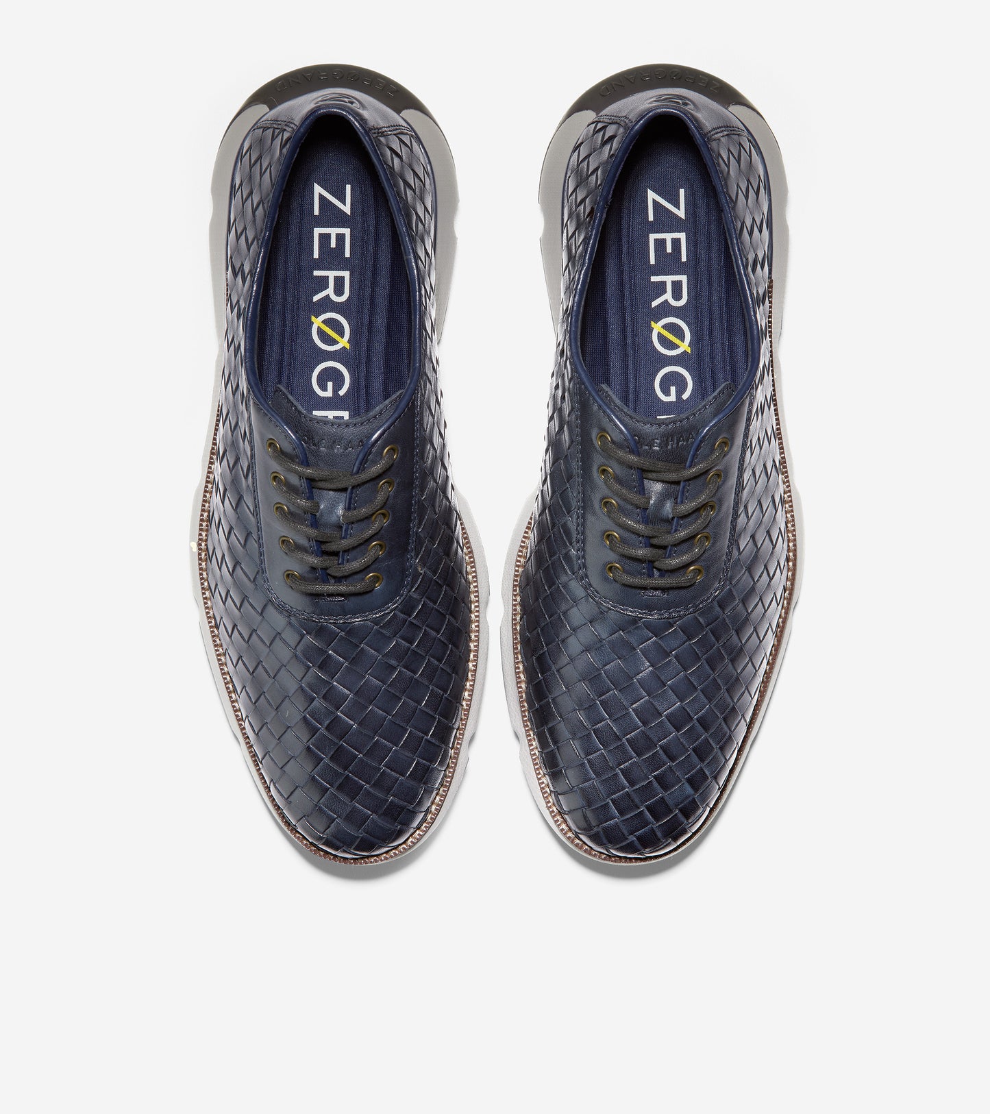 c34795-Men's 4.ZERØGRAND Hand-Woven Oxford-Marine Blue-Ironstone