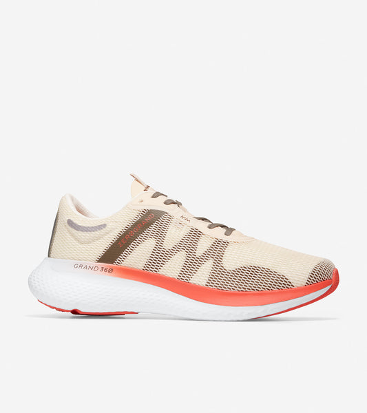 c34926-ZERØGRAND Outpace 2 Running Shoe-Birch-Cherry Tomato-Riverstone