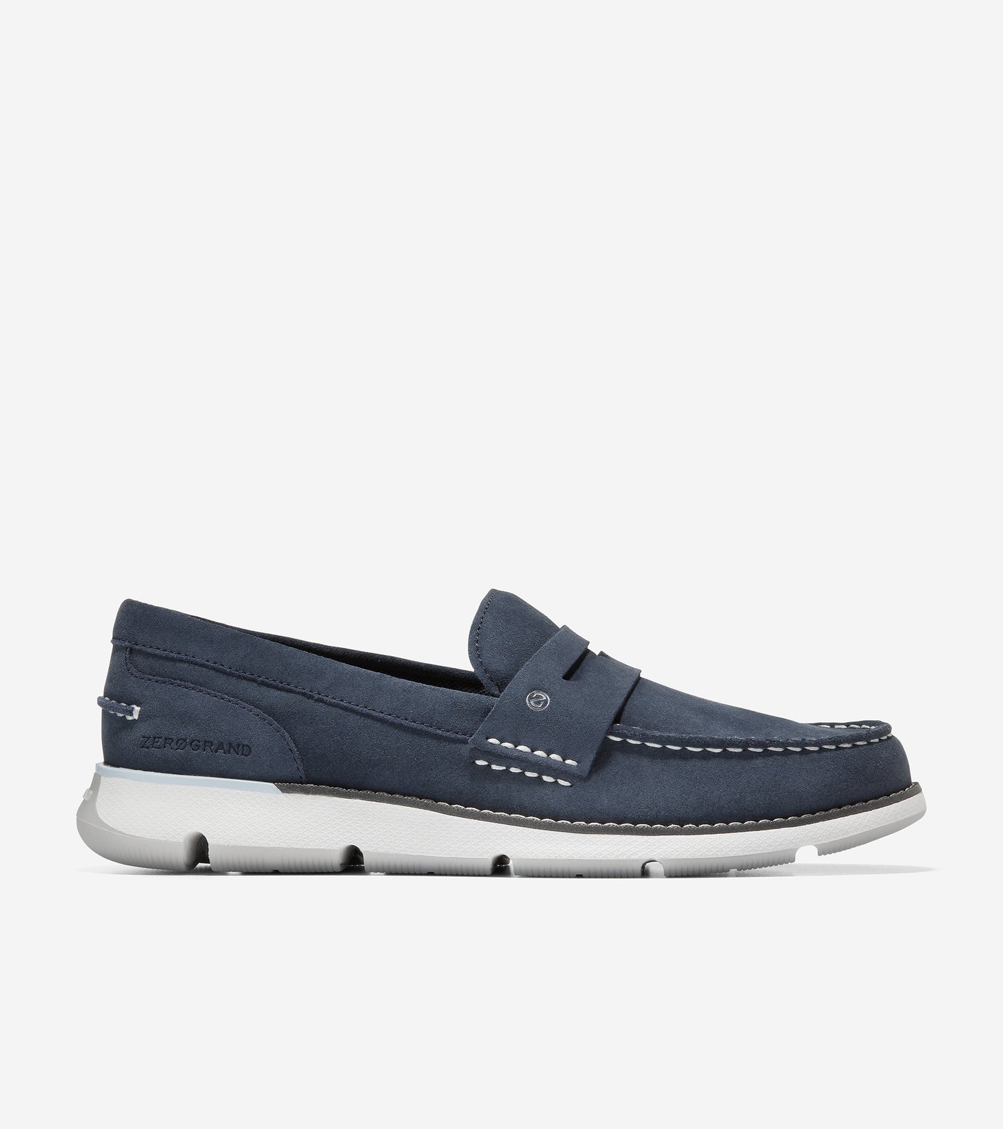 4.ZERØGRAND Loafer-c35008-Navy Ink Suede