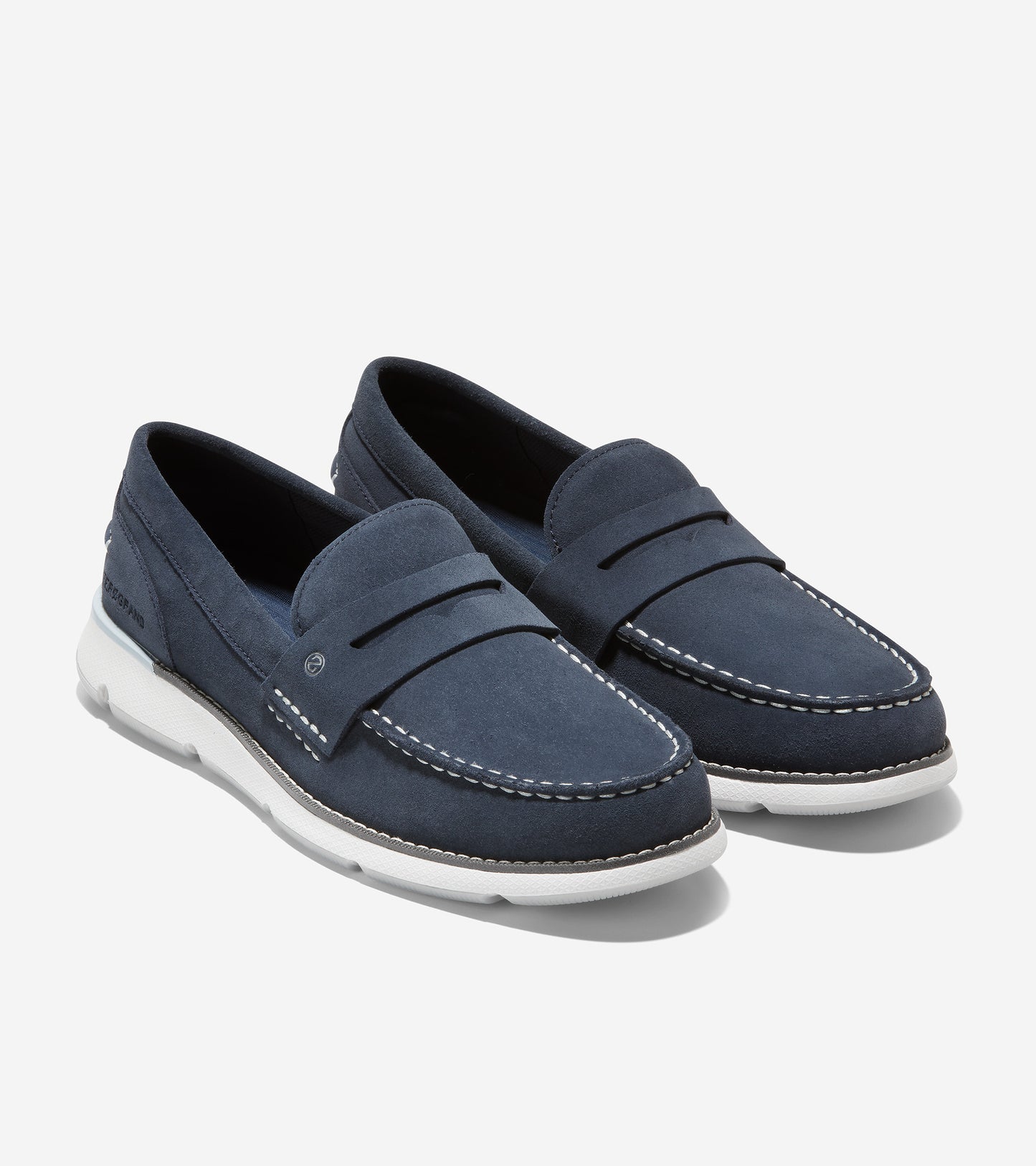 4.ZERØGRAND Loafer-c35008-Navy Ink Suede