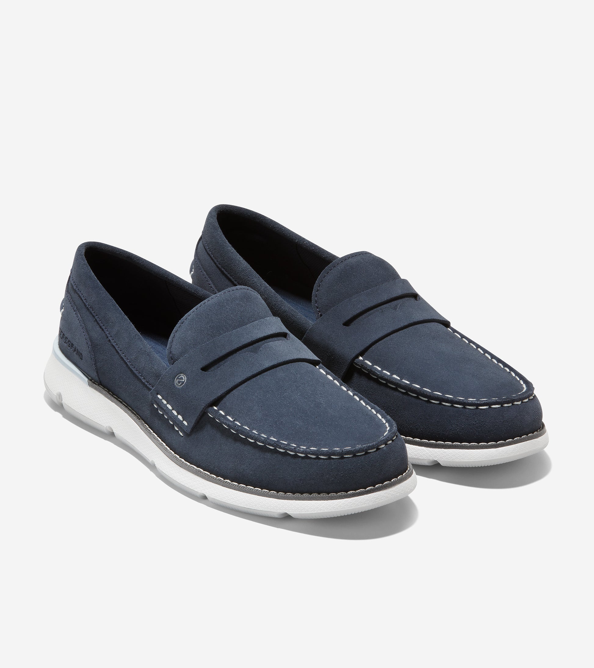 4.ZERØGRAND Loafer-c35008-Navy Ink Suede