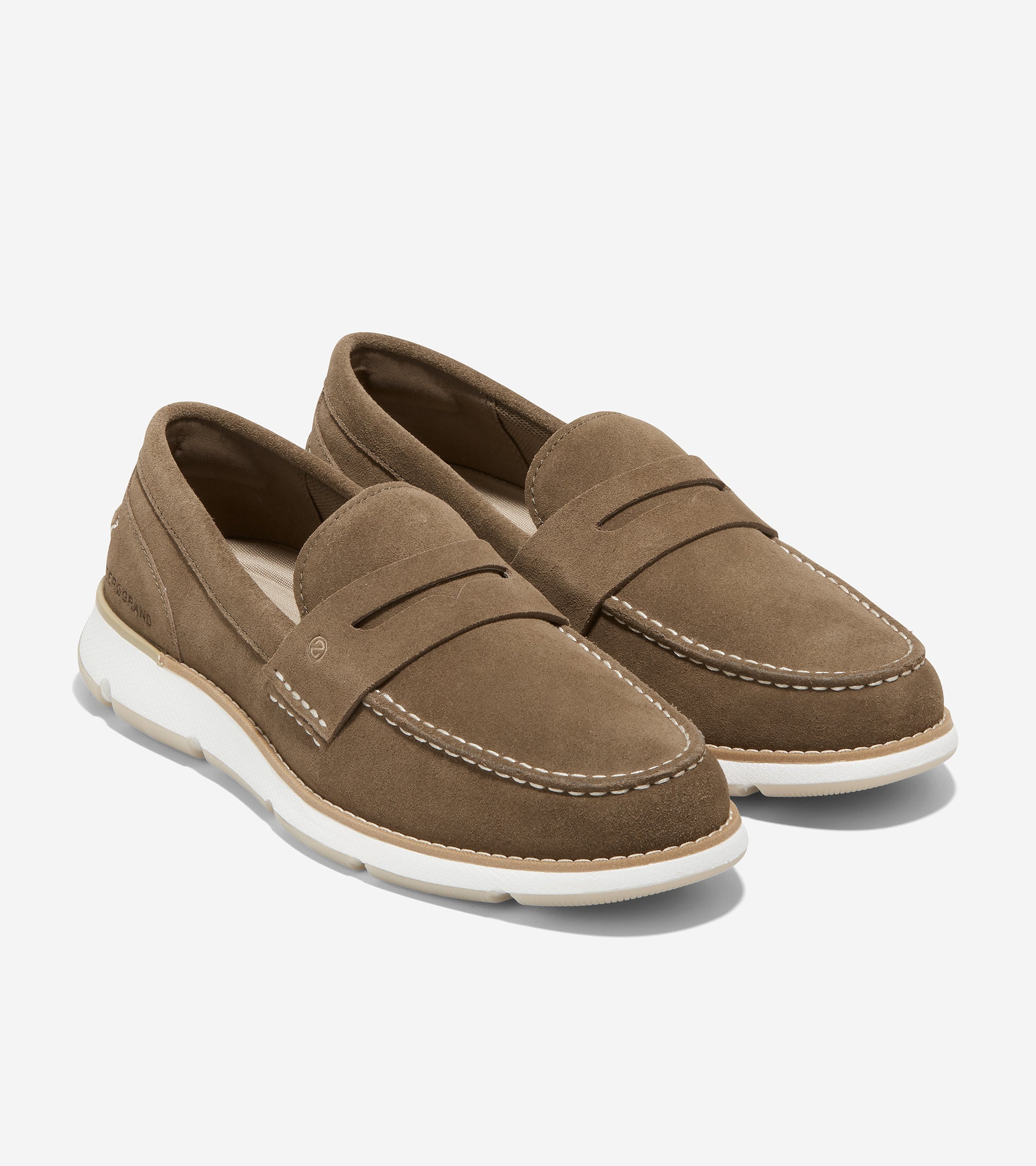 4.ZERØGRAND Loafer-c35009-Riverstone Suede