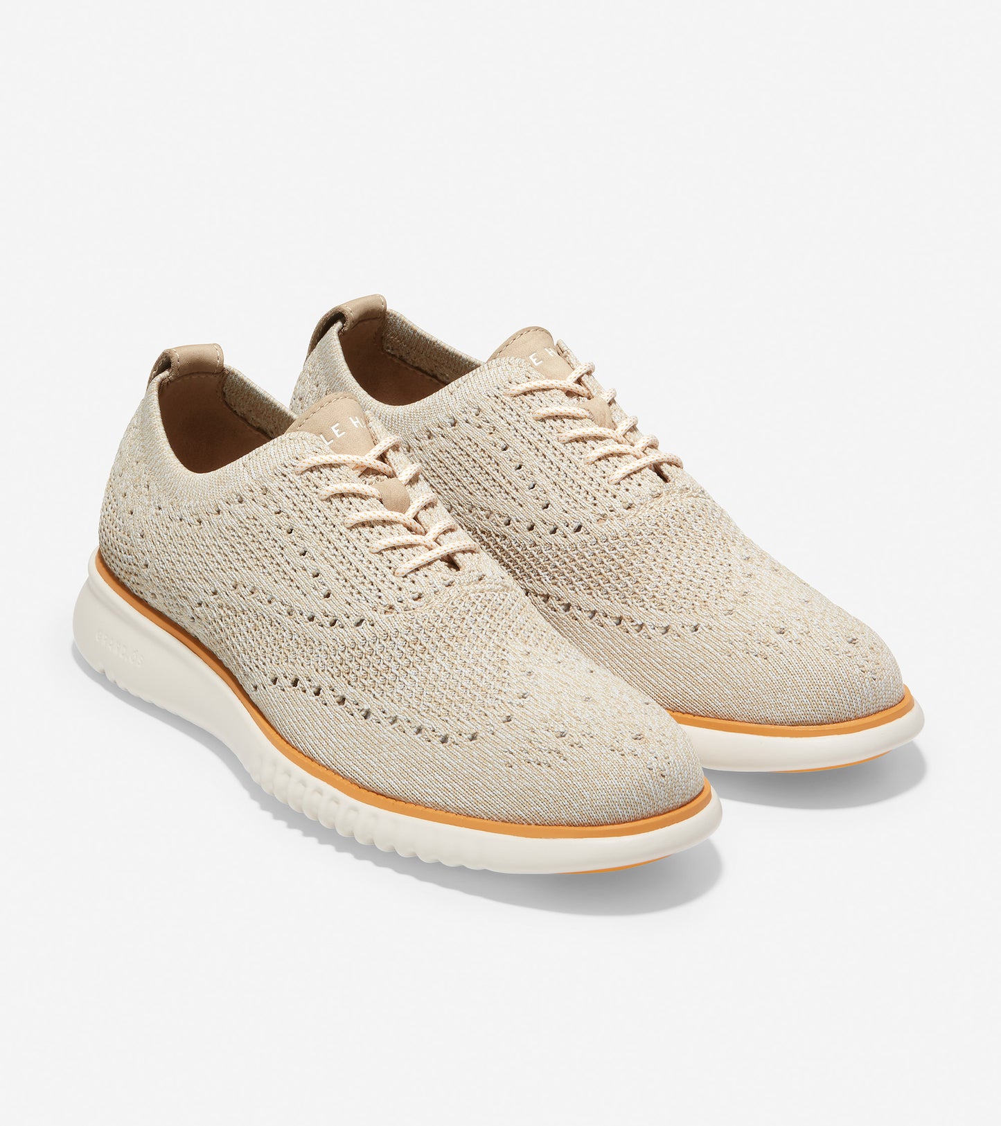 c35111-2.ZERØGRAND Wingtip Oxford-Mortar Twisted Stitchlite™