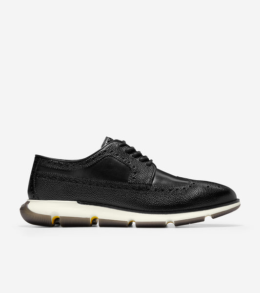 ColeHaan-4.ZERØGRAND Longwing Oxford-c35559-Black Pebbled