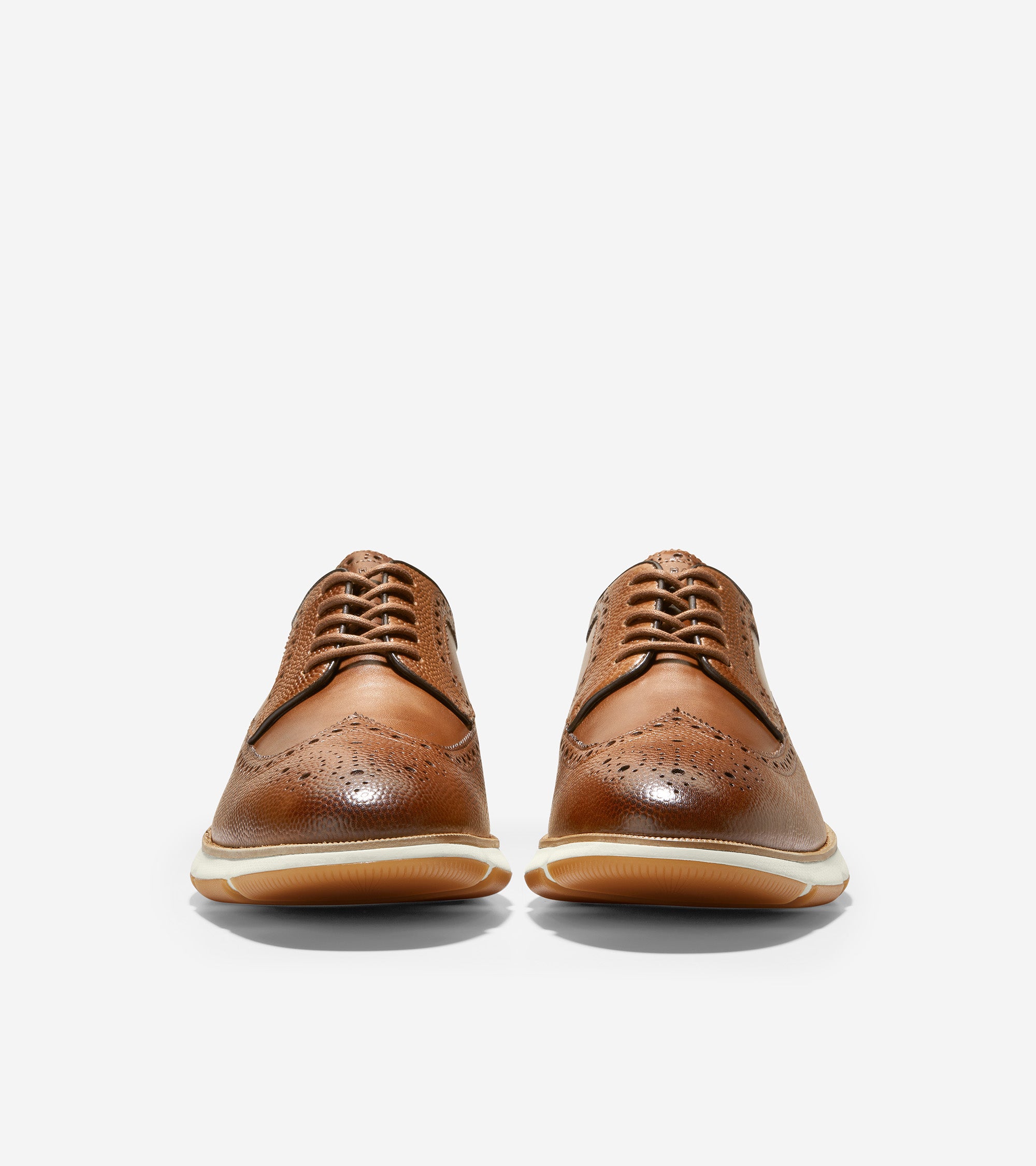 4.ZERØGRAND Longwing Oxford-C35561-BRITISH TAN PEBBLED