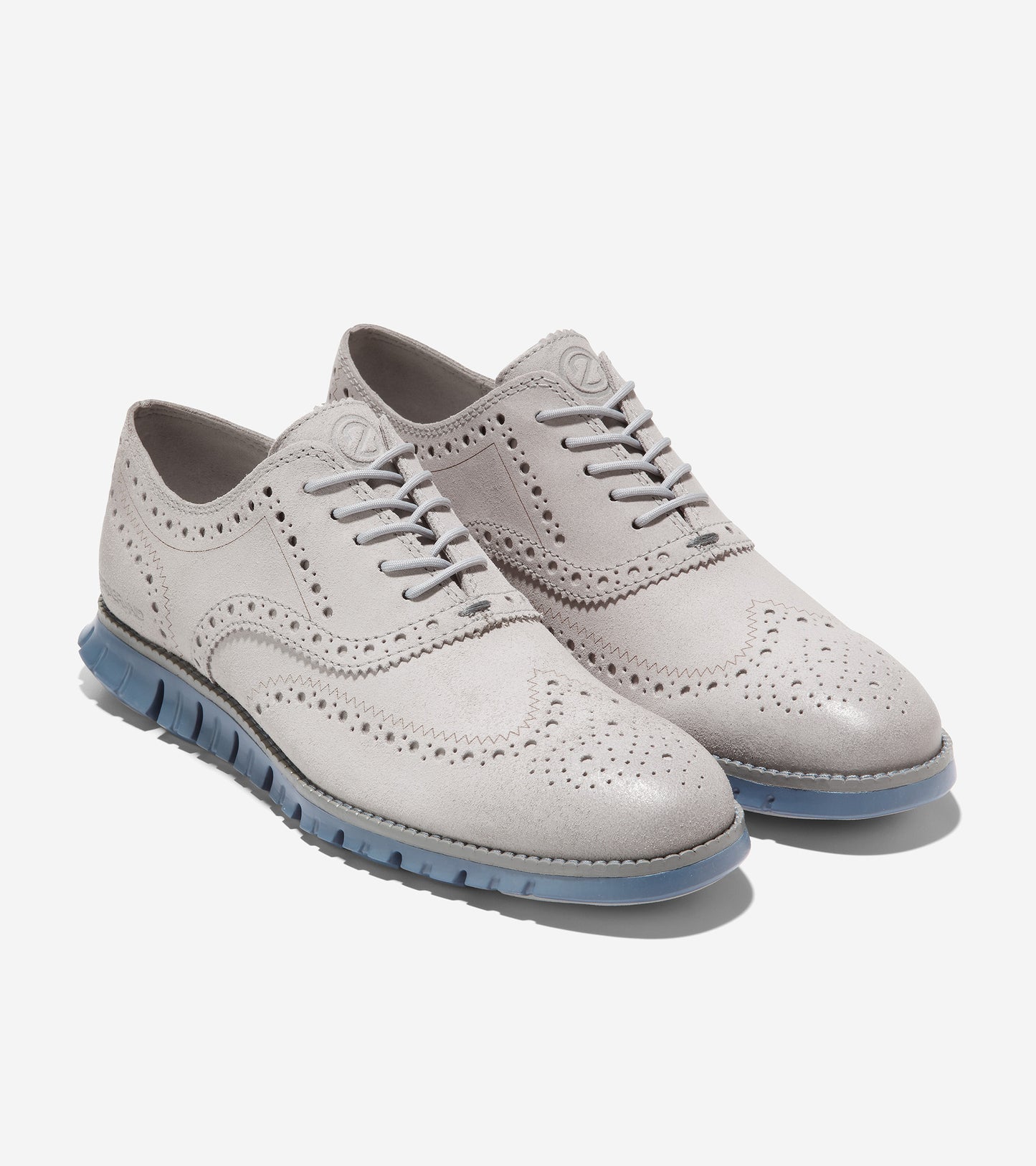 c35618-ZERØGRAND Wingtip Oxford-Harbor Mist-Blue