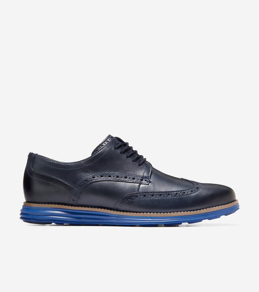 c35627-Men's ØriginalGrand Wingtip Oxford-Navy-Blue