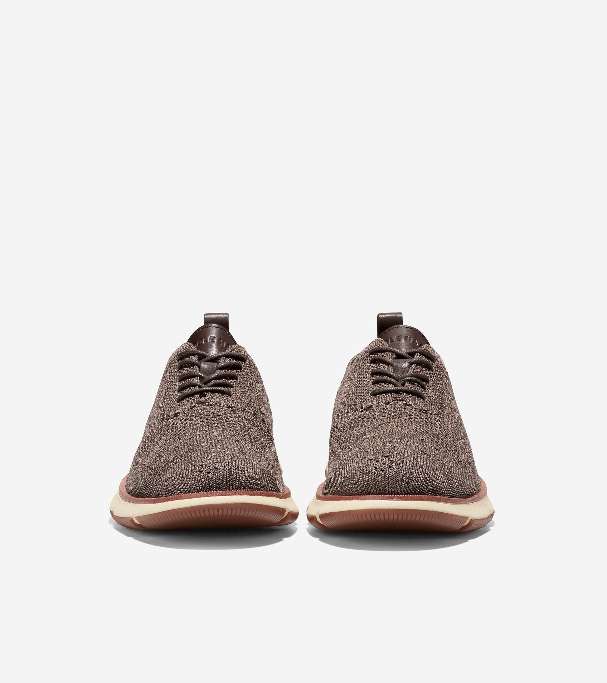 c35650-Men's 4.ZERØGRAND Oxford-Chocolate Stitchlite™-Alabaster