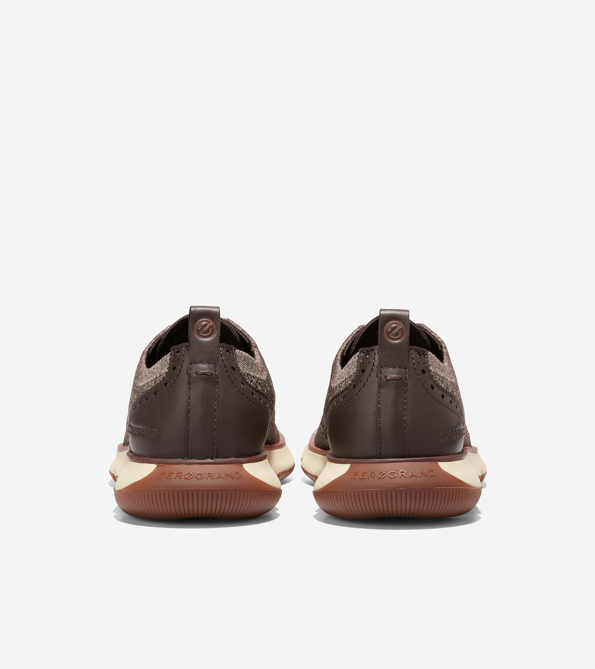 c35650-Men's 4.ZERØGRAND Oxford-Chocolate Stitchlite™-Alabaster