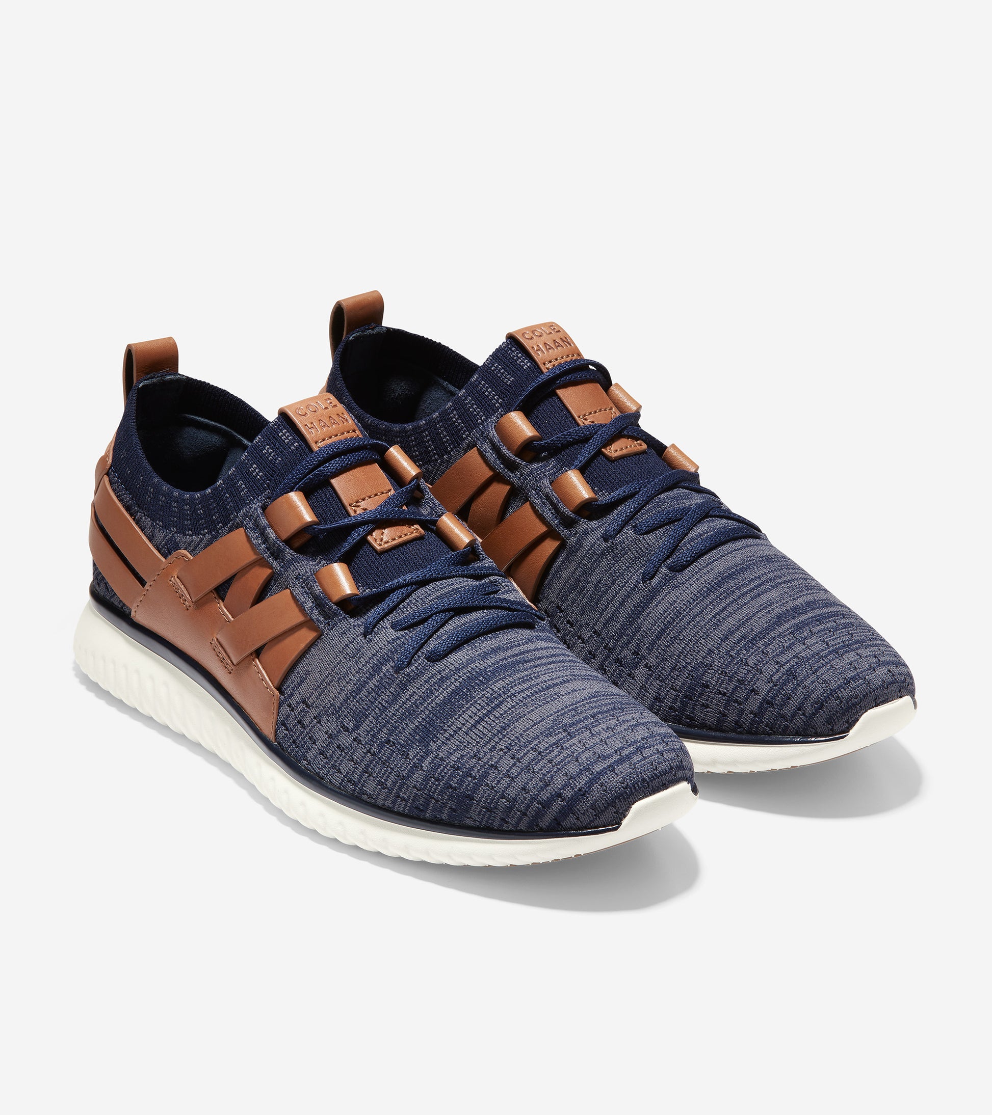 c35723-GrandMøtion Woven Sneaker-Marine Blue Stitchlite™-British Tan