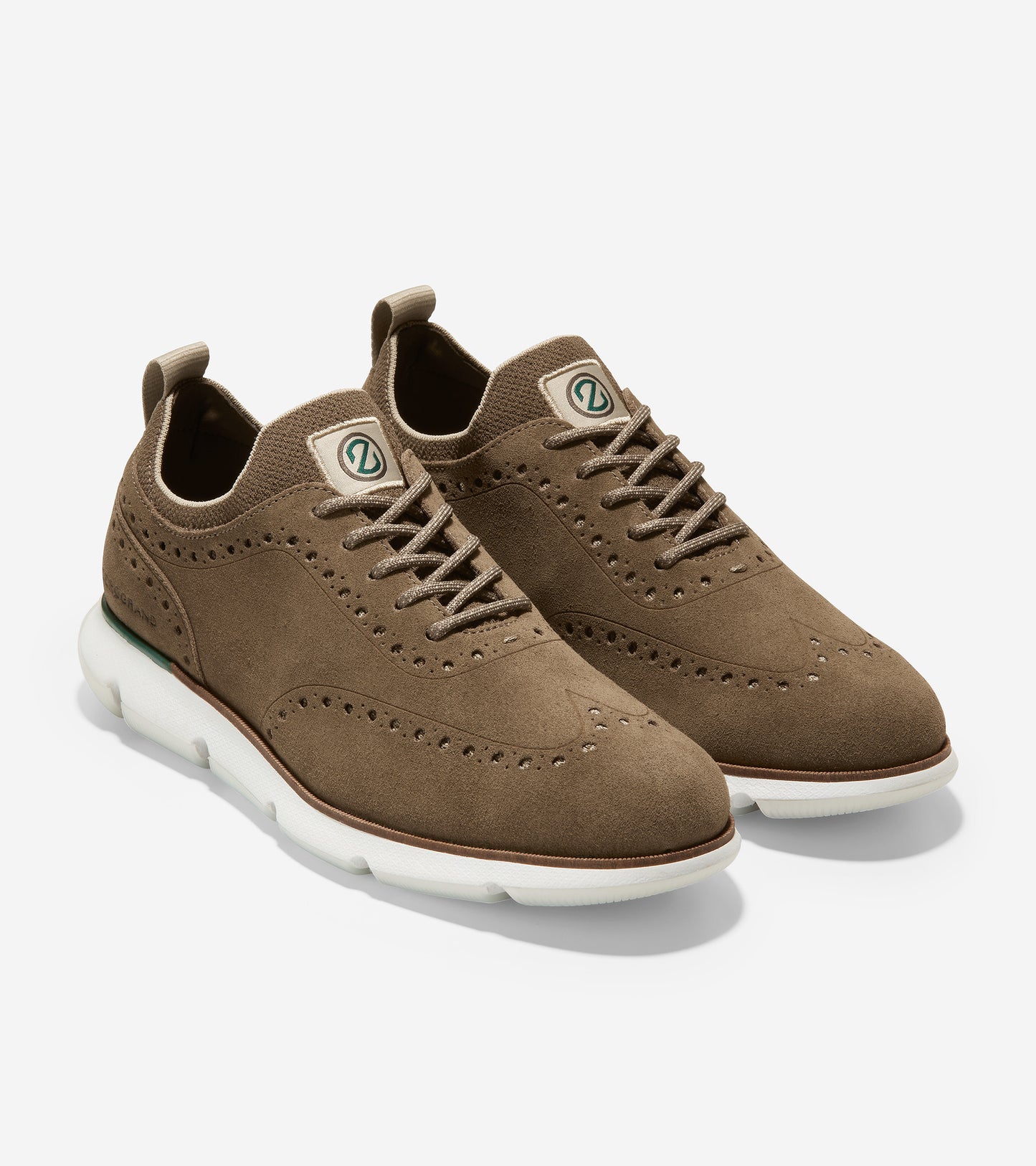 C35741-4.Zerã˜Grand Wingtip Oxford-Riverstone Suede