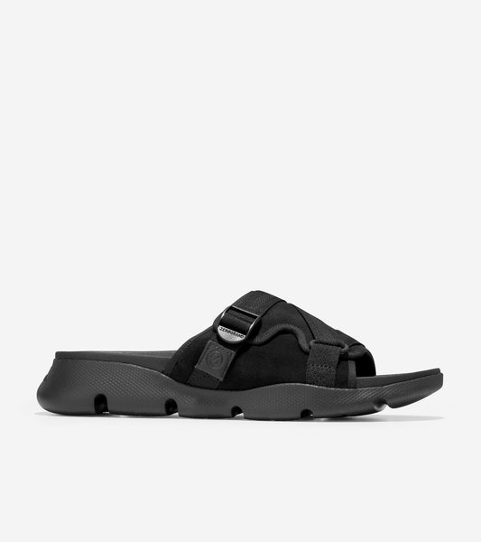 c35799-4.ZERØGRAND Multi-Strap Slide Sandal-Black